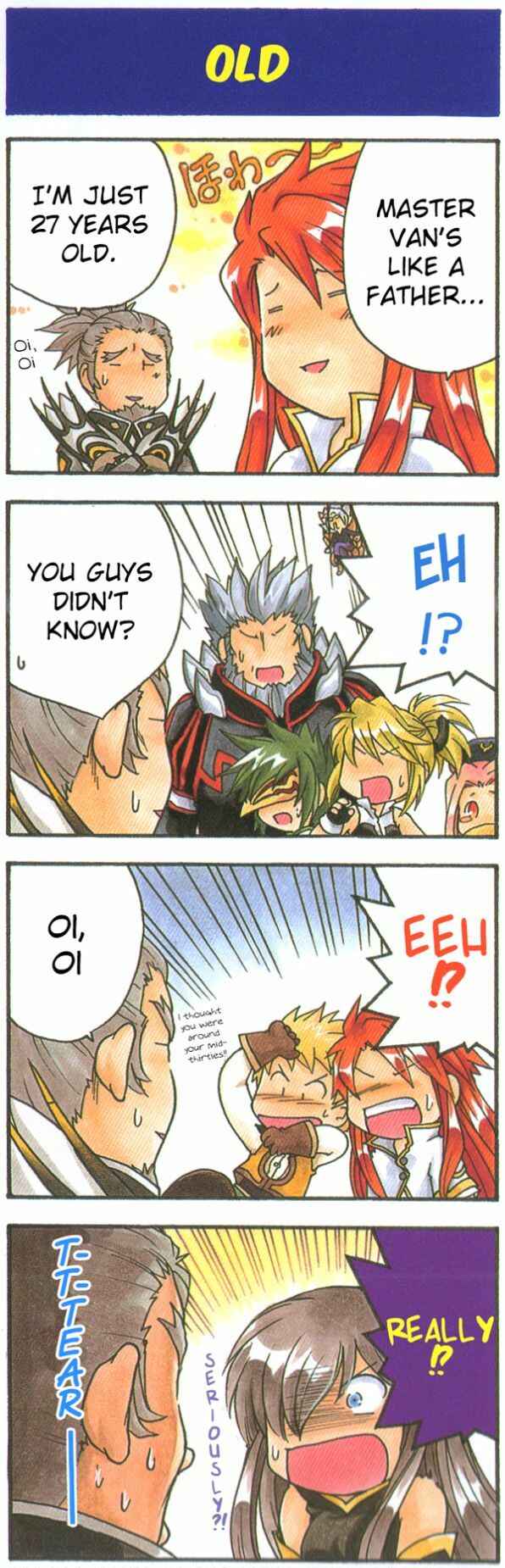 Page 1 Chapter 93 Tales of the Abyss 4koma Kings