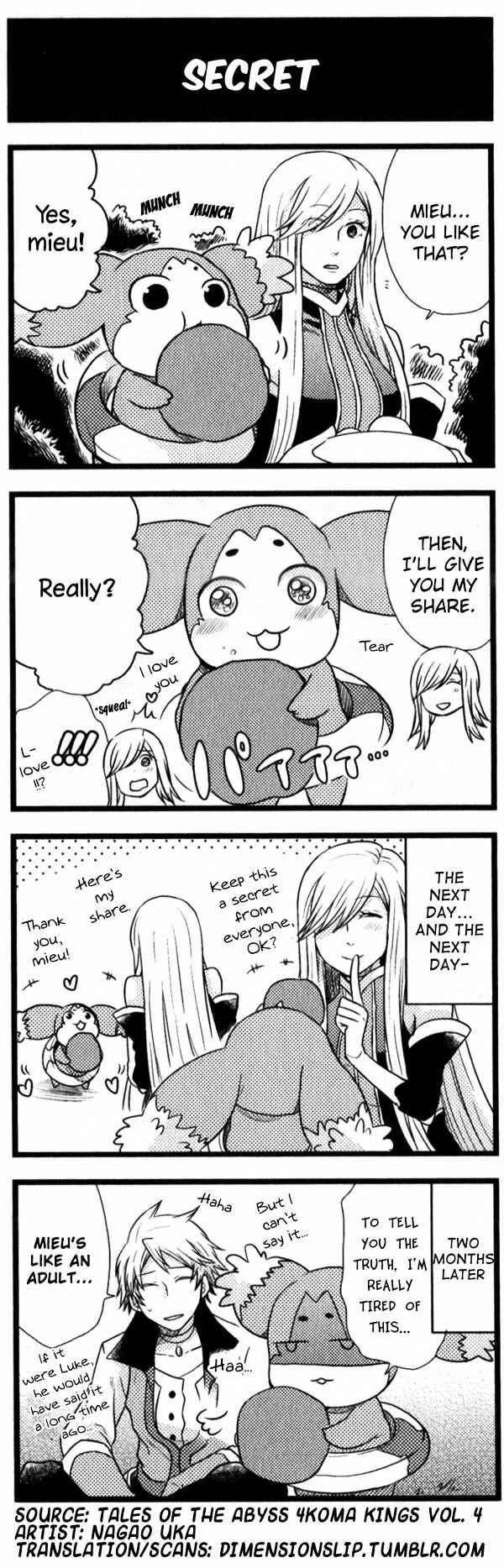 Page 1 Chapter 91 Tales of the Abyss 4koma Kings