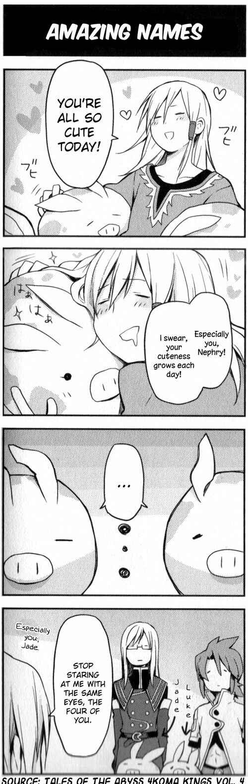 Page 1 Chapter 74 Tales of the Abyss 4koma Kings