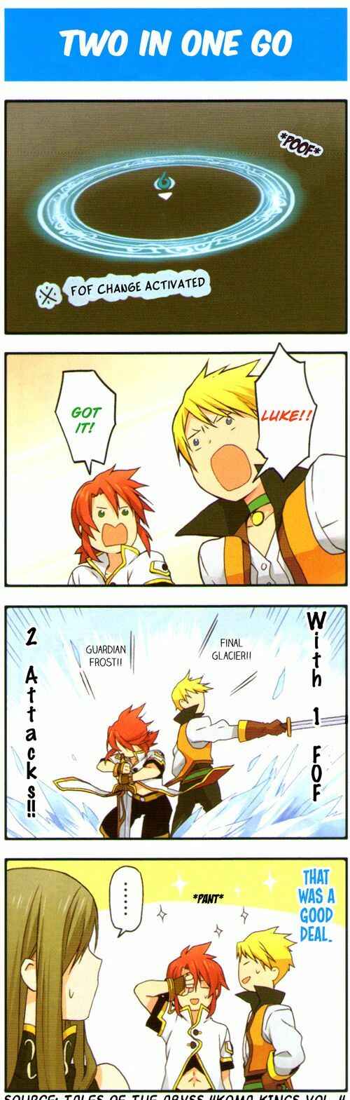 Page 1 Chapter 26 Tales of the Abyss 4koma Kings