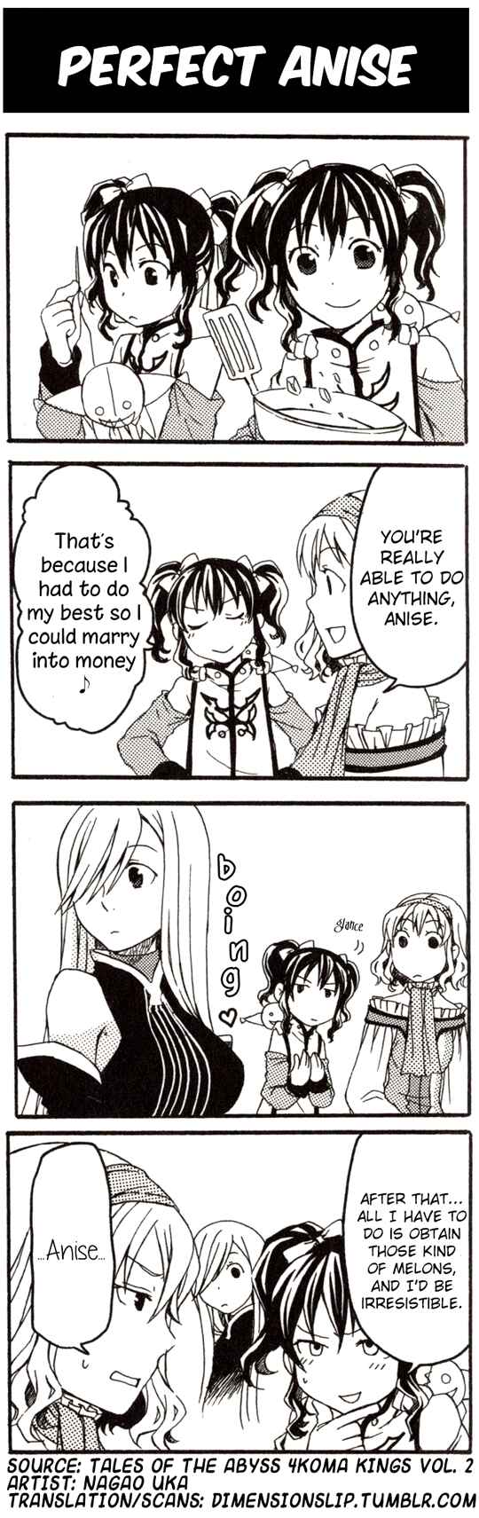 Page 1 Chapter 104 Tales of the Abyss 4koma Kings