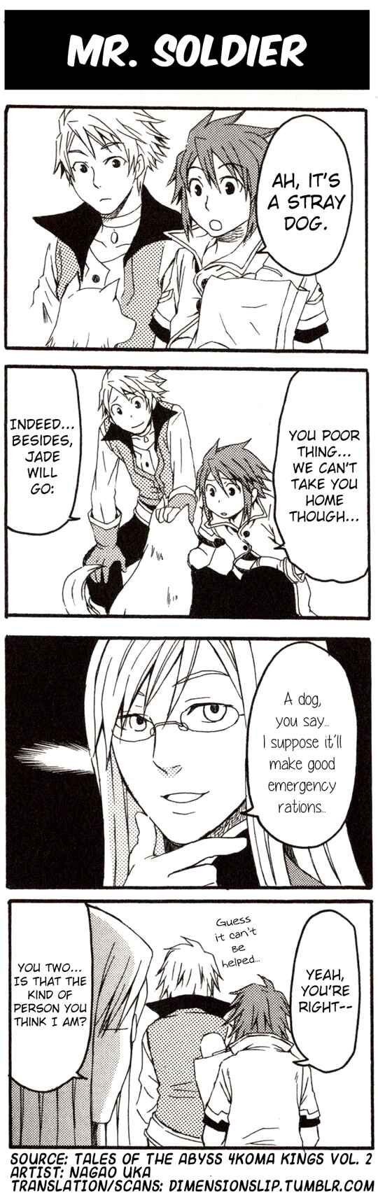 Page 1 Chapter 105 Tales of the Abyss 4koma Kings