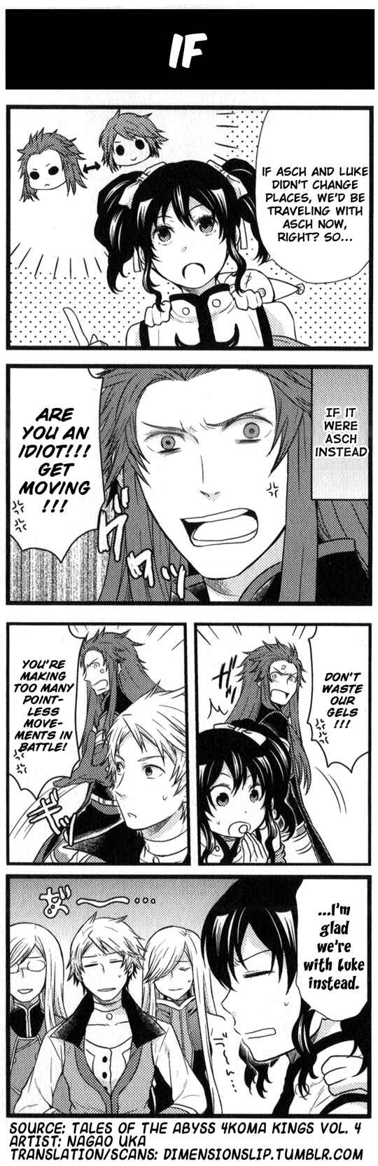 Page 1 Chapter 109 Tales of the Abyss 4koma Kings