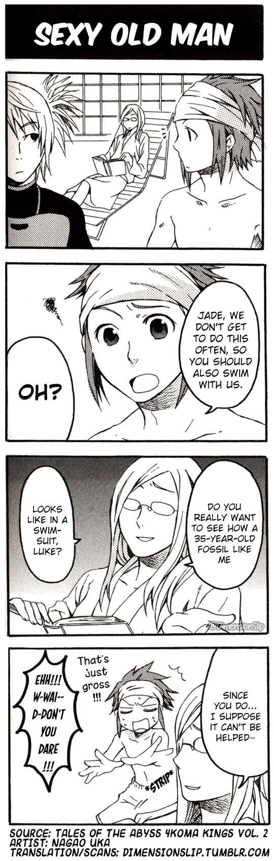 Page 1 Chapter 99 Tales of the Abyss 4koma Kings