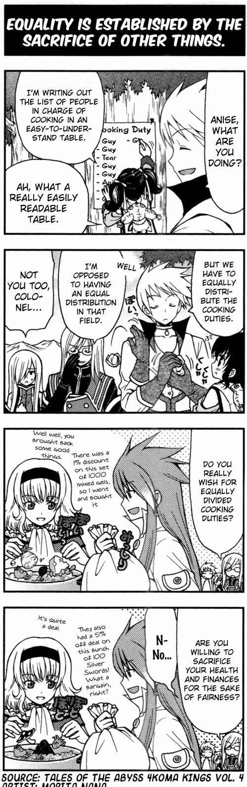 Page 1 Chapter 84 Tales of the Abyss 4koma Kings