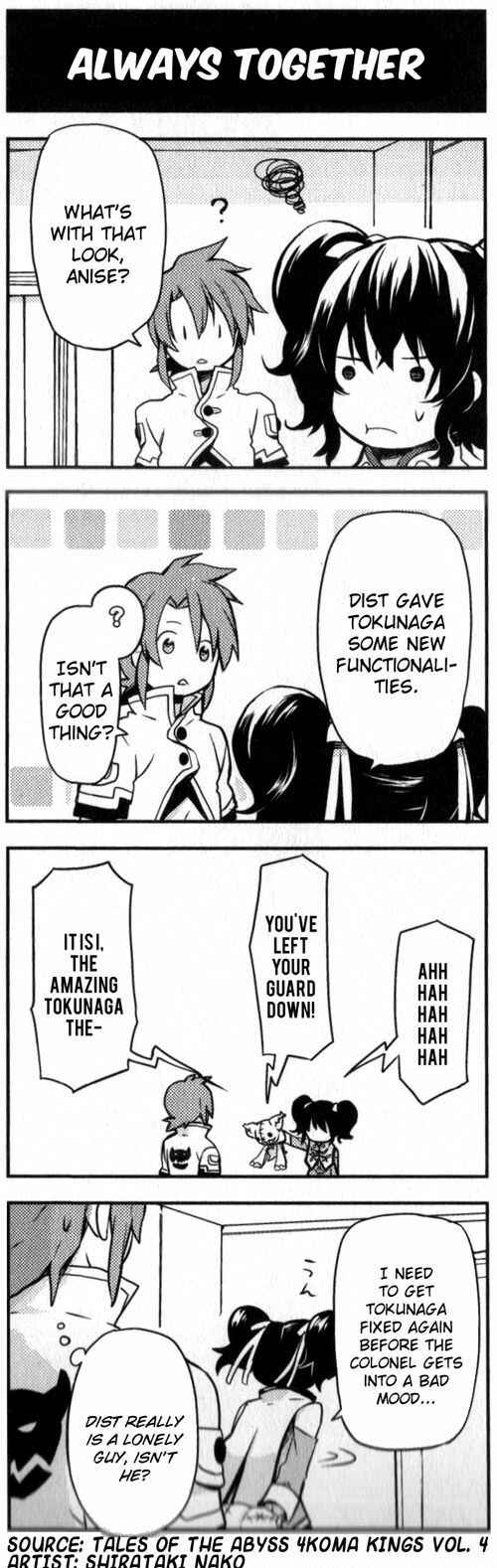 Page 1 Chapter 75 Tales of the Abyss 4koma Kings