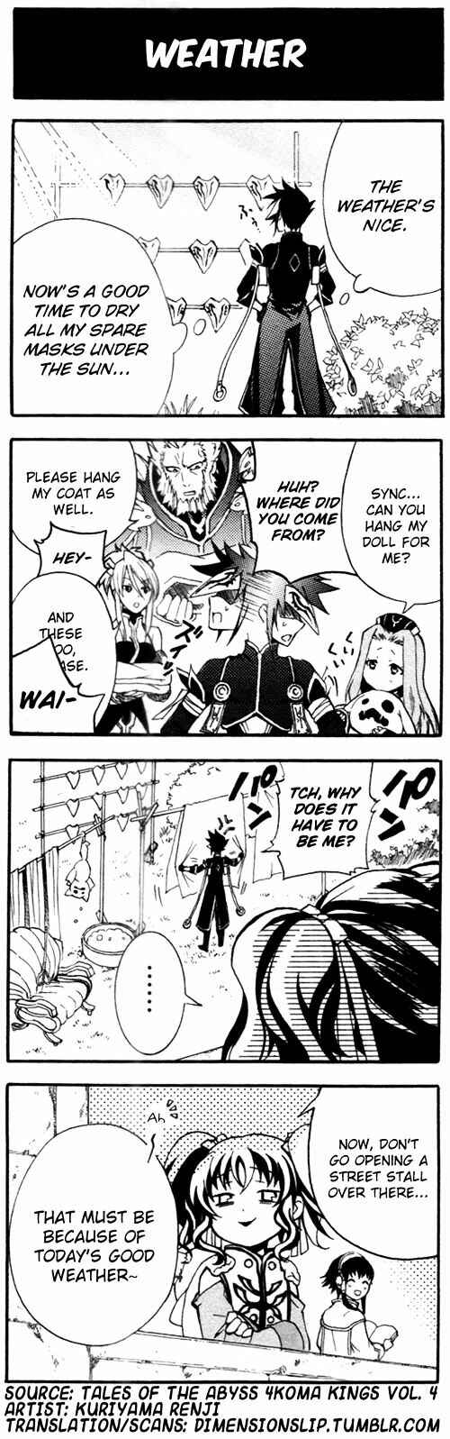 Page 1 Chapter 67 Tales of the Abyss 4koma Kings