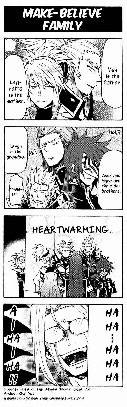 Page 1 Chapter 14 Tales of the Abyss 4koma Kings