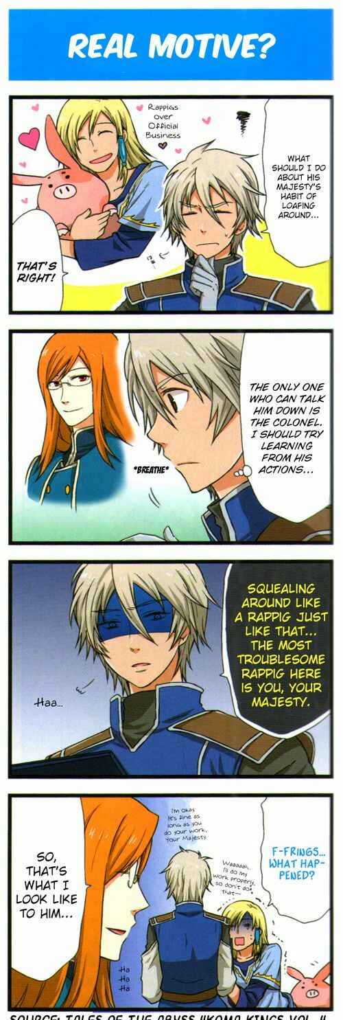 Page 1 Chapter 28 Tales of the Abyss 4koma Kings
