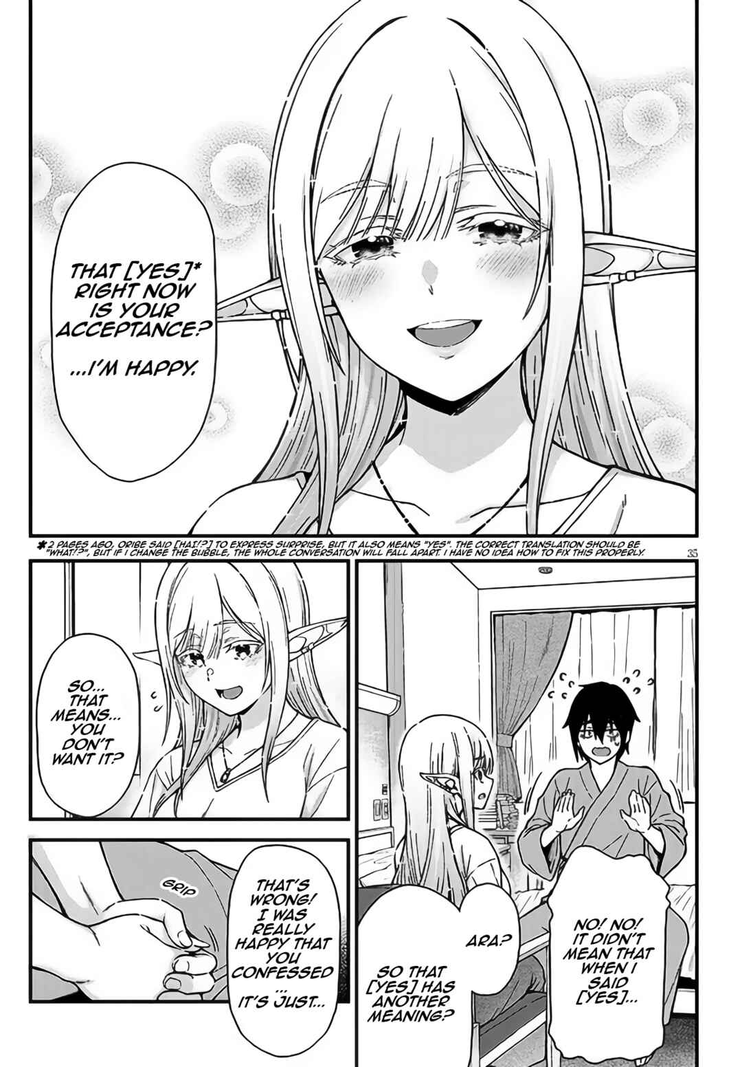 Page 34 Chapter 1 Isekai Kara Kita Elf to Tomo ni Sugosu Nichijou