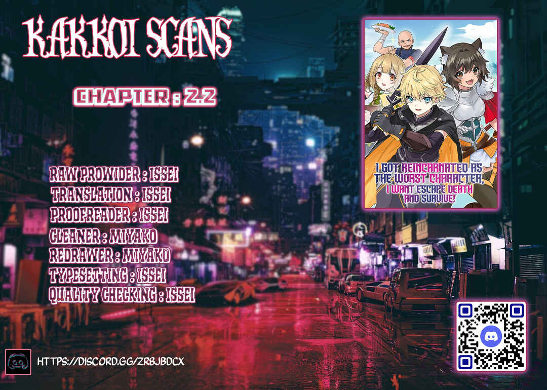 Page 1 Chapter 2.2 Saitei Chara ni Tensei shita Ore wa Ikinokoritai