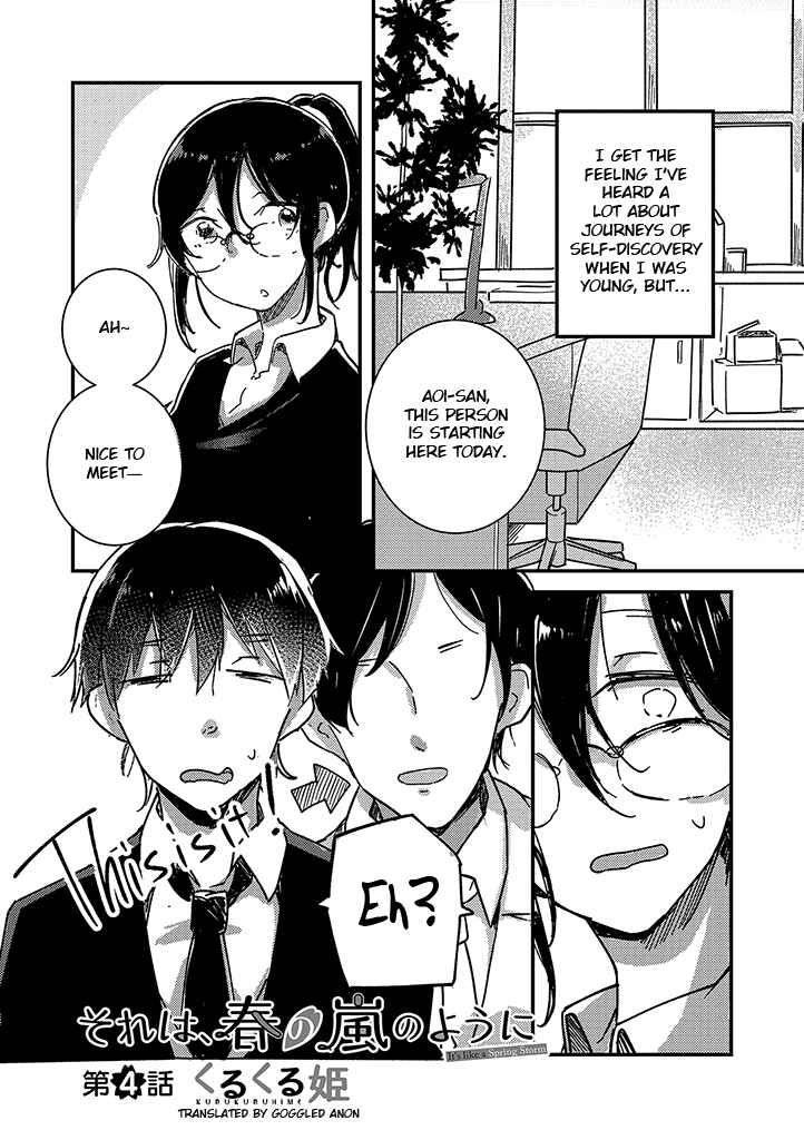 Page 1 Chapter 4 Its Like A Spring Storm