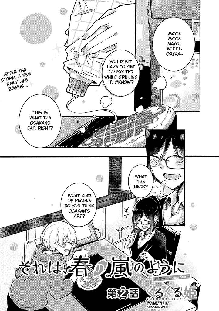 Page 1 Chapter 2 Its Like A Spring Storm