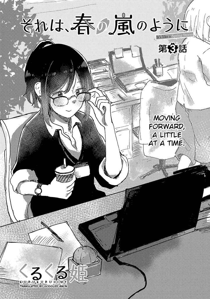 Page 1 Chapter 3 Its Like A Spring Storm