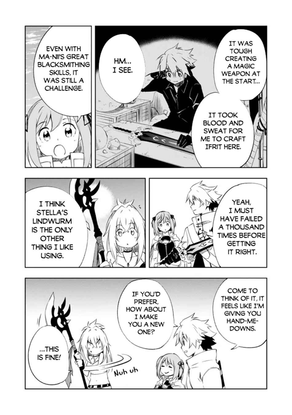 Page 4 Chapter 12.2 Zako ni wa Kaji ga Oniai da www to Iwareta Kaji Level 9999 no Ore, Tsuihousareta no de Boukensha ni Tenshokusuru ~Saikyou Buki de Musou Shinagara Guild de Tanoshiku Kurashimasu~