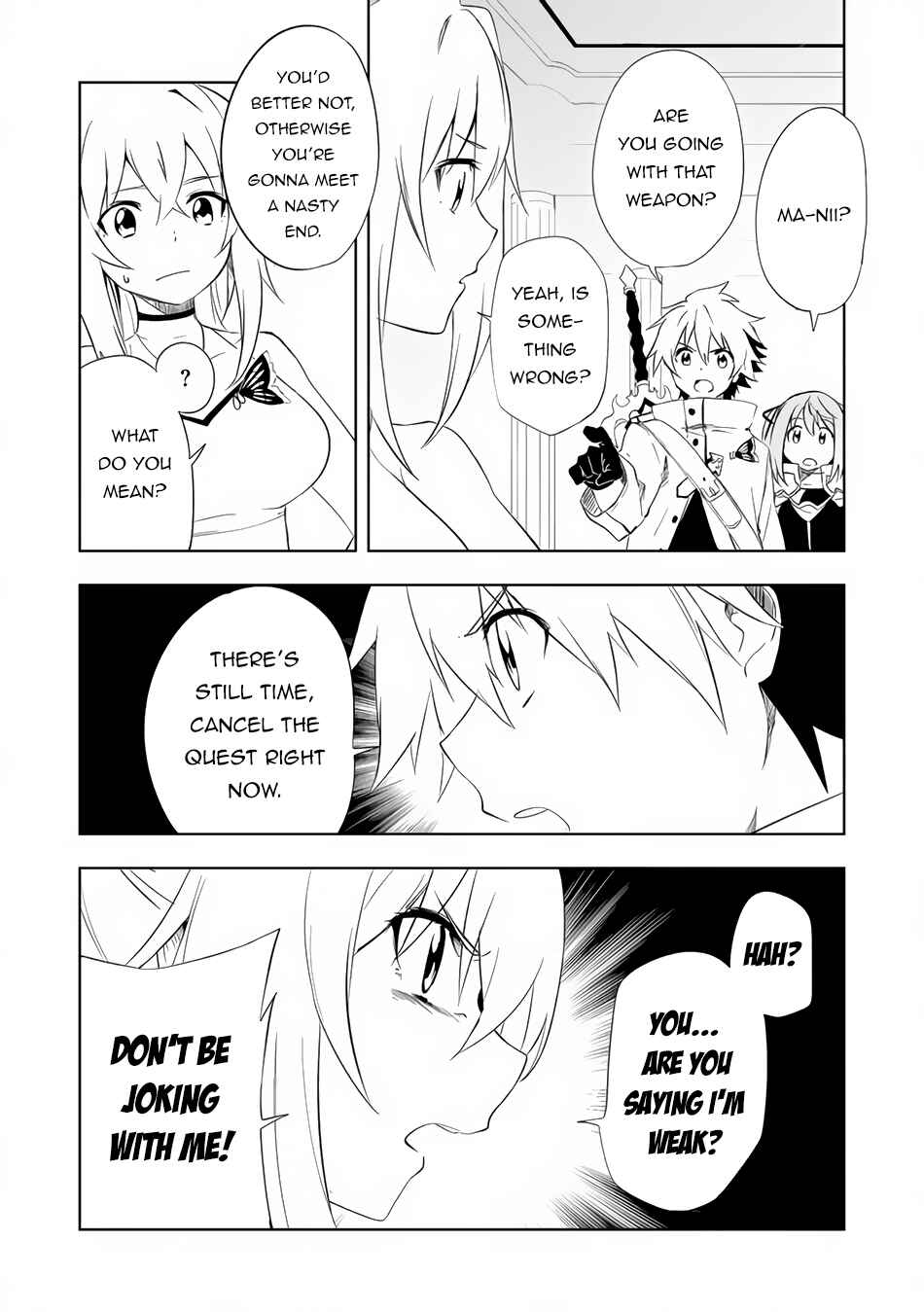 Page 7 Chapter 4.1 Zako ni wa Kaji ga Oniai da www to Iwareta Kaji Level 9999 no Ore, Tsuihousareta no de Boukensha ni Tenshokusuru ~Saikyou Buki de Musou Shinagara Guild de Tanoshiku Kurashimasu~