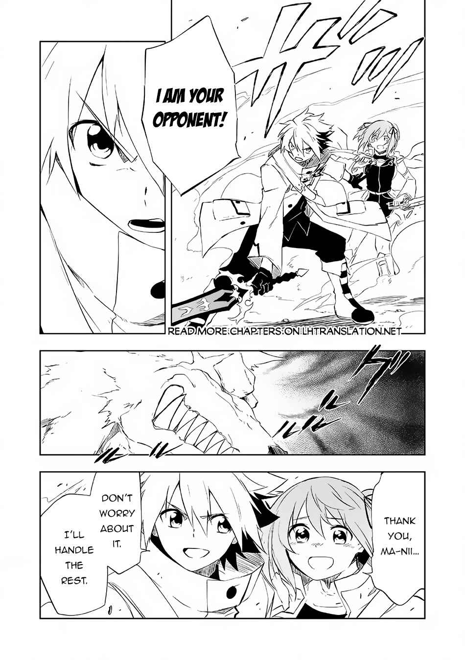 Page 6 Chapter 3.2 Zako ni wa Kaji ga Oniai da www to Iwareta Kaji Level 9999 no Ore, Tsuihousareta no de Boukensha ni Tenshokusuru ~Saikyou Buki de Musou Shinagara Guild de Tanoshiku Kurashimasu~