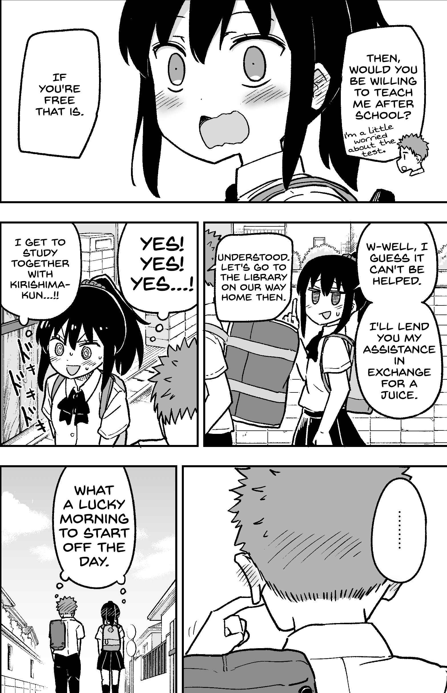 Page 4 Chapter 1 A Story About a Girl Who Pretended to Have a Frank Personality to Get Close to Her Crush