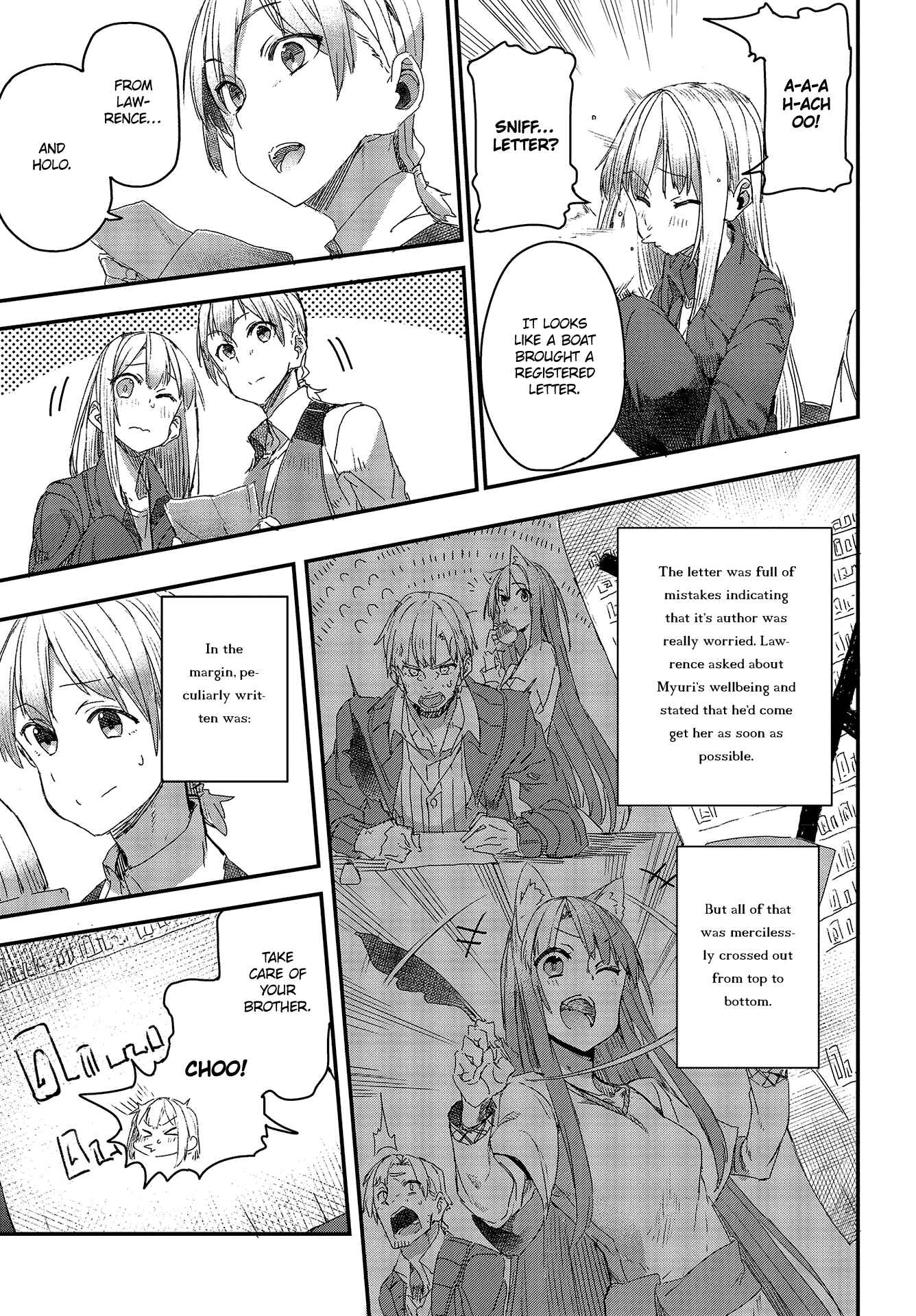 Page 8 Chapter 3 Shinsetsu Ookami to Koushinryou: Ookami to Youhishi
