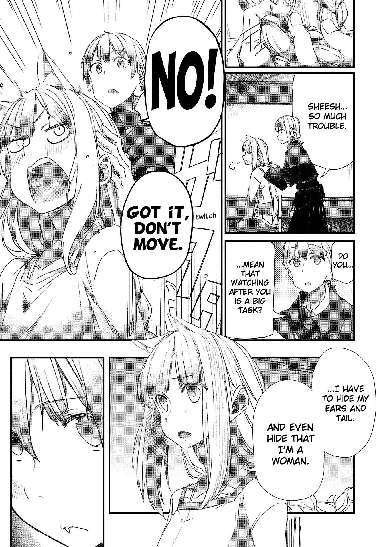 Page 21 Chapter 5 Shinsetsu Ookami to Koushinryou: Ookami to Youhishi