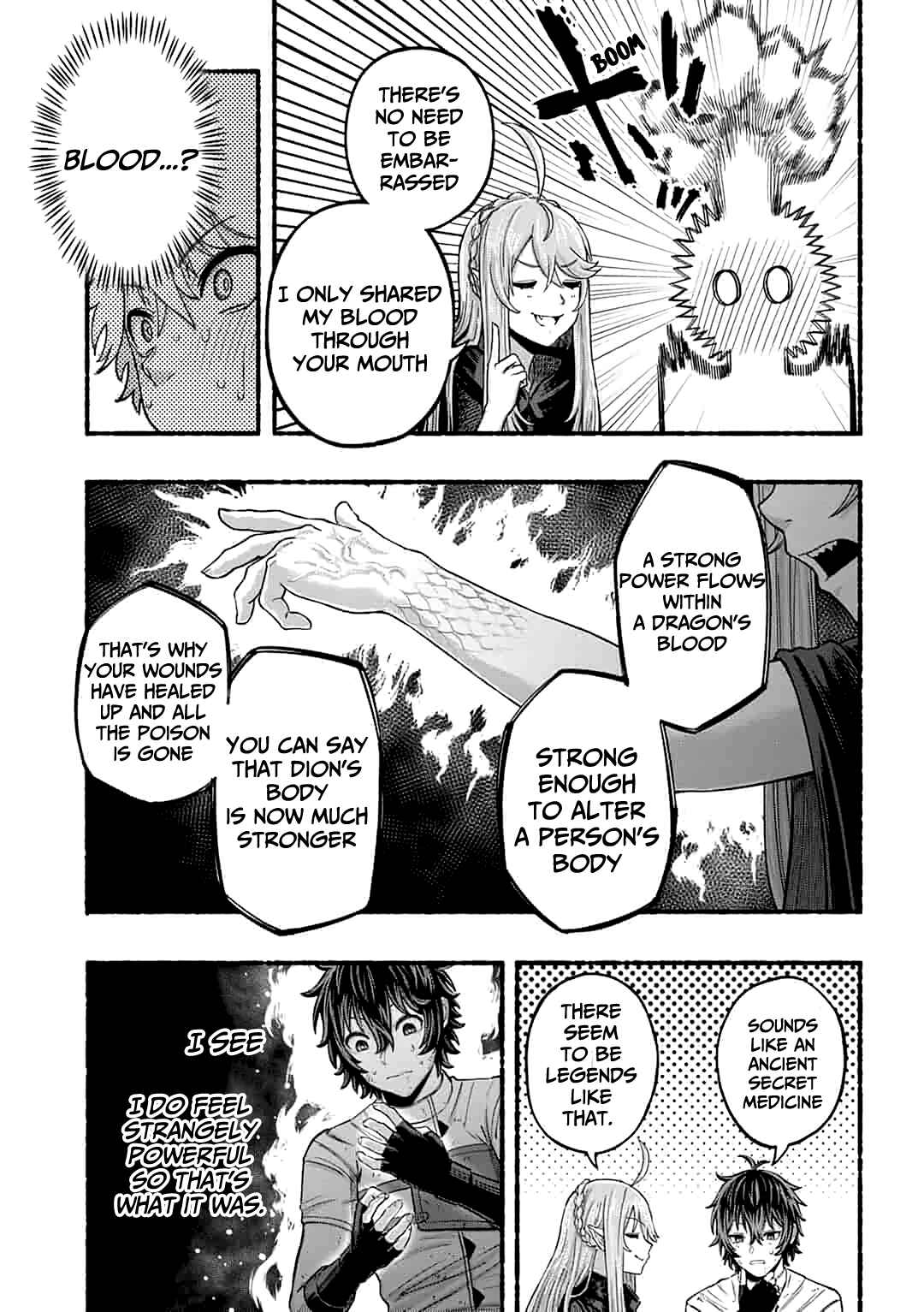 Page 18 Chapter 1.2 Ryuu to Ayumu Nariagari Boukensha-dou: Youzumi Toshite S-Rank Party kara Tsuihou Sareta Kaifuku Majutsushi, Suterareta Saki de Saikyou no Shinryuu o Fukkatsu Sasete Shimau