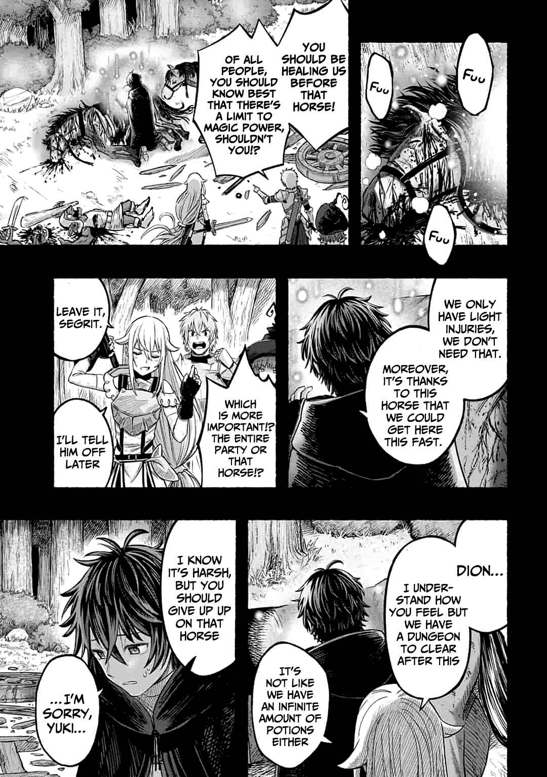 Page 4 Chapter 1.2 Ryuu to Ayumu Nariagari Boukensha-dou: Youzumi Toshite S-Rank Party kara Tsuihou Sareta Kaifuku Majutsushi, Suterareta Saki de Saikyou no Shinryuu o Fukkatsu Sasete Shimau