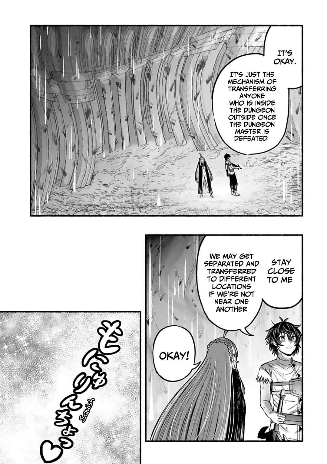 Page 14 Chapter 4.2 Ryuu to Ayumu Nariagari Boukensha-dou: Youzumi Toshite S-Rank Party kara Tsuihou Sareta Kaifuku Majutsushi, Suterareta Saki de Saikyou no Shinryuu o Fukkatsu Sasete Shimau
