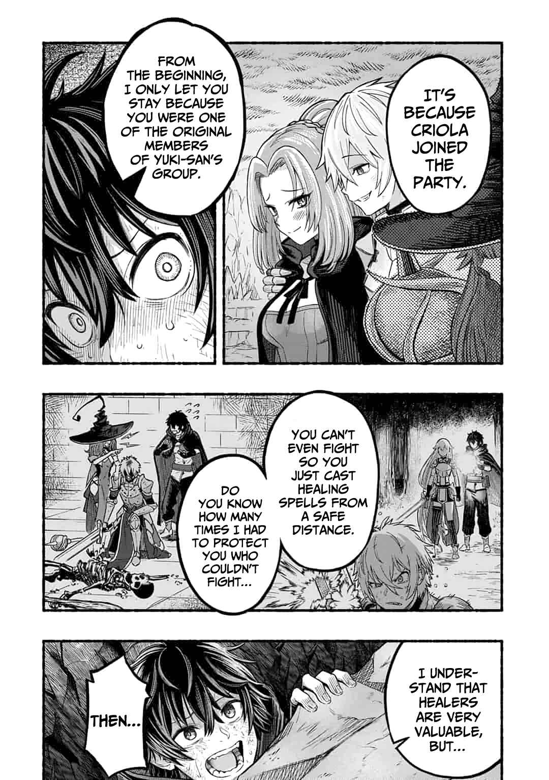 Page 6 Chapter 1.1 Ryuu to Ayumu Nariagari Boukensha-dou: Youzumi Toshite S-Rank Party kara Tsuihou Sareta Kaifuku Majutsushi, Suterareta Saki de Saikyou no Shinryuu o Fukkatsu Sasete Shimau