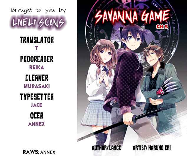 Page 1 Chapter 5 Savanna Game - The Comic