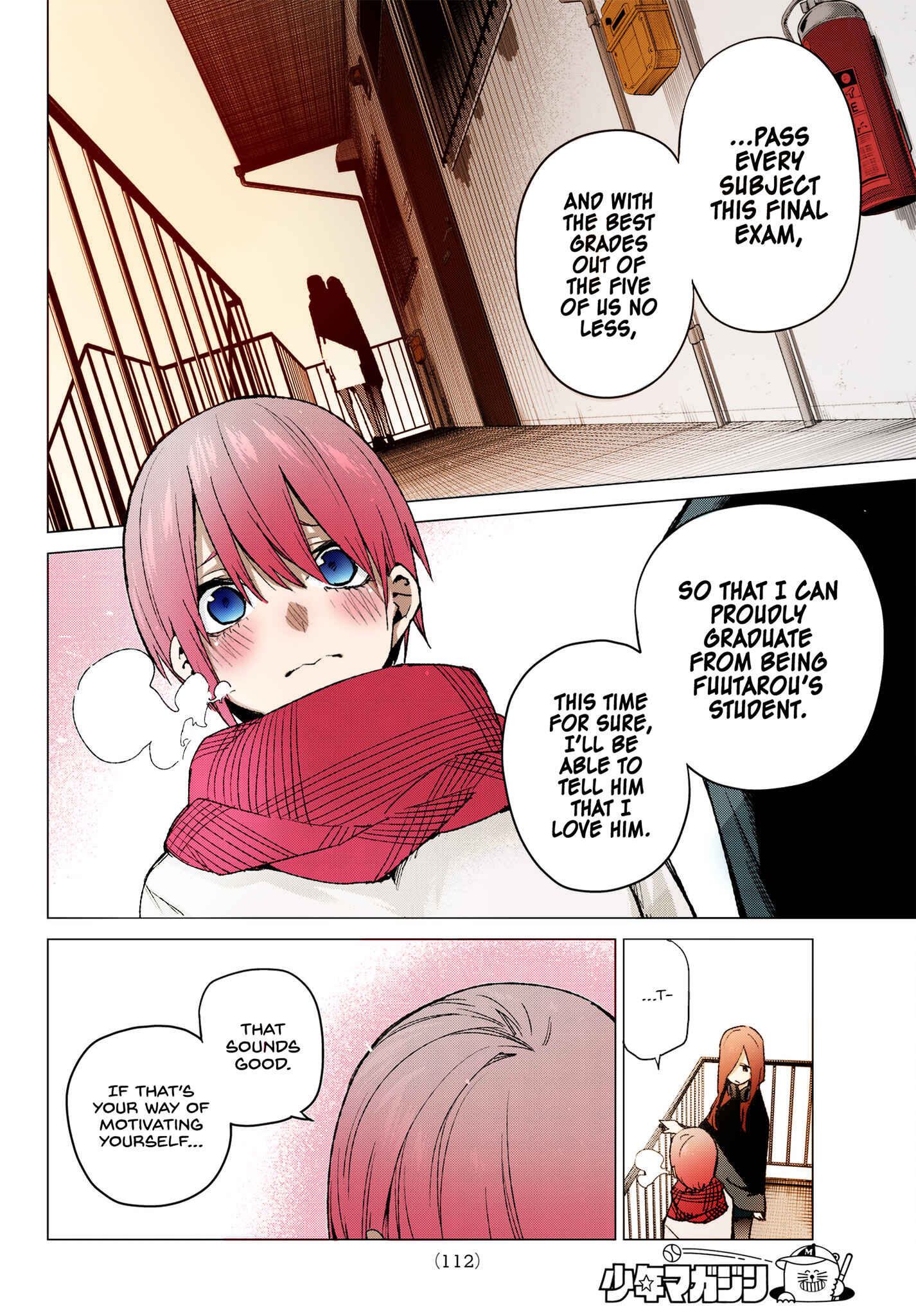 Page 14 Chapter 58 5Toubun no Hanayome (Fan Colored)