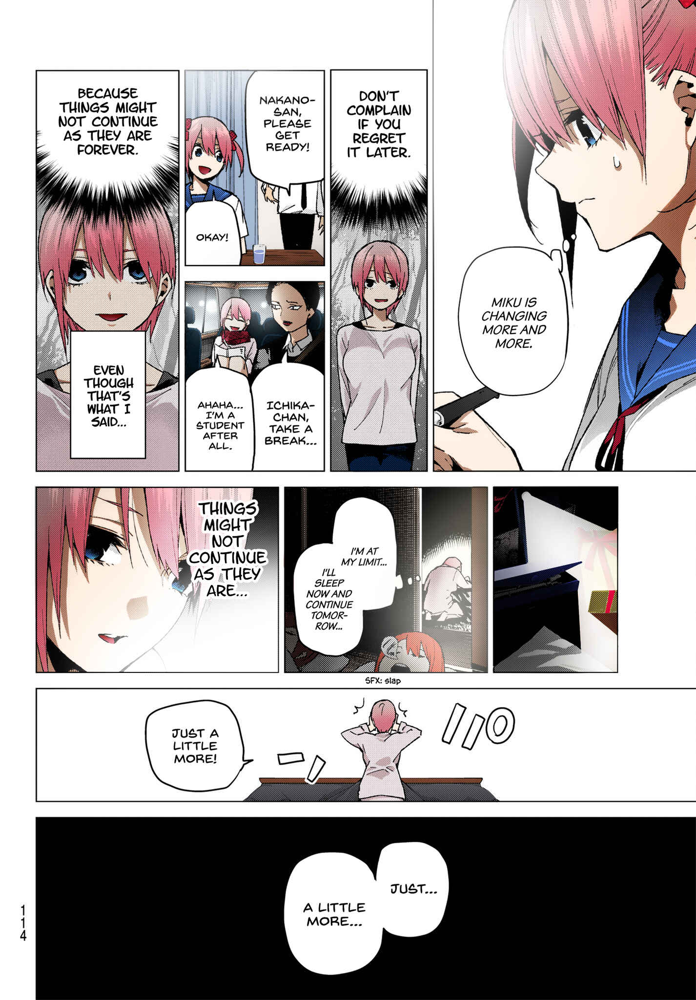 Page 16 Chapter 58 5Toubun no Hanayome (Fan Colored)