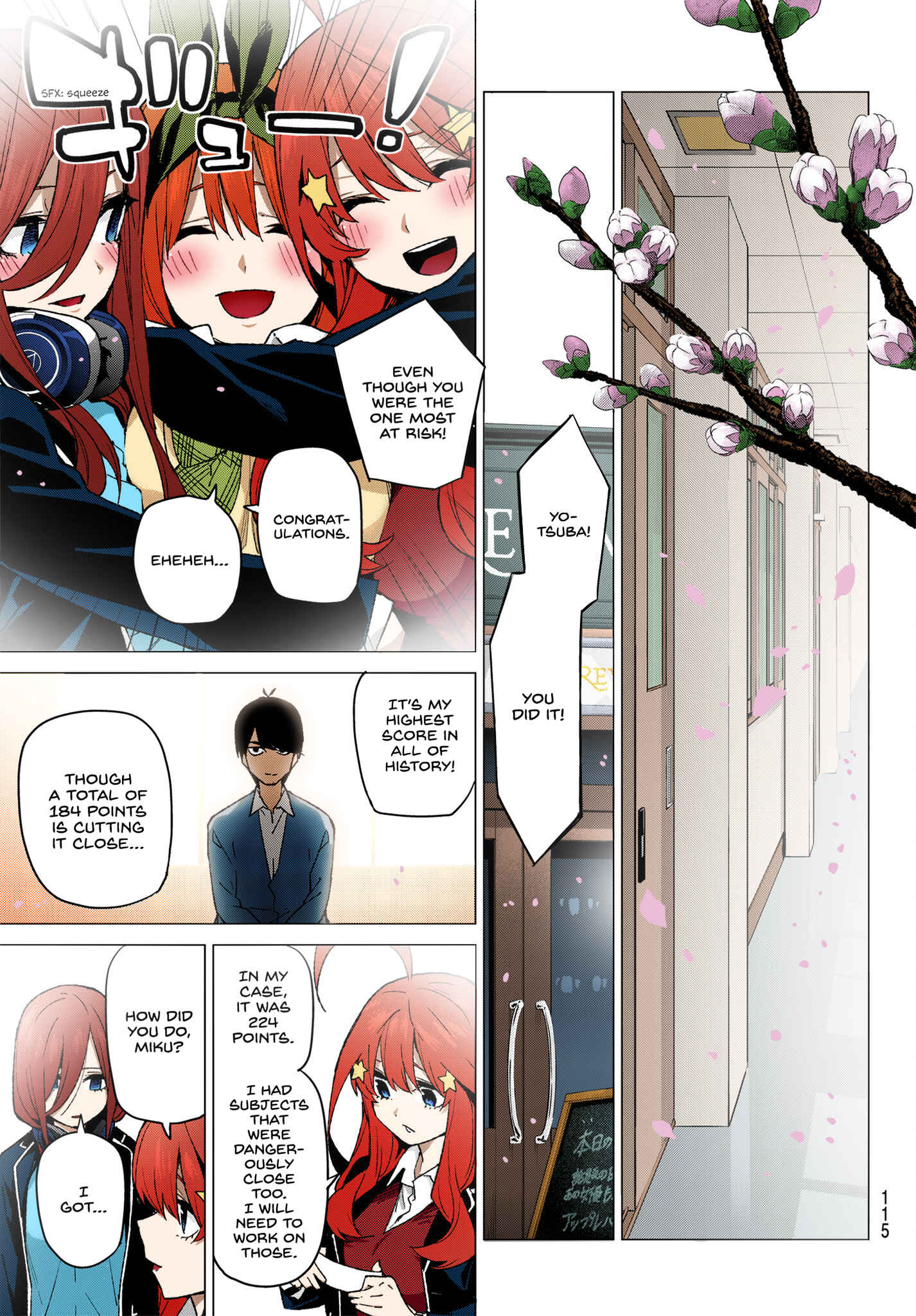 Page 17 Chapter 58 5Toubun no Hanayome (Fan Colored)