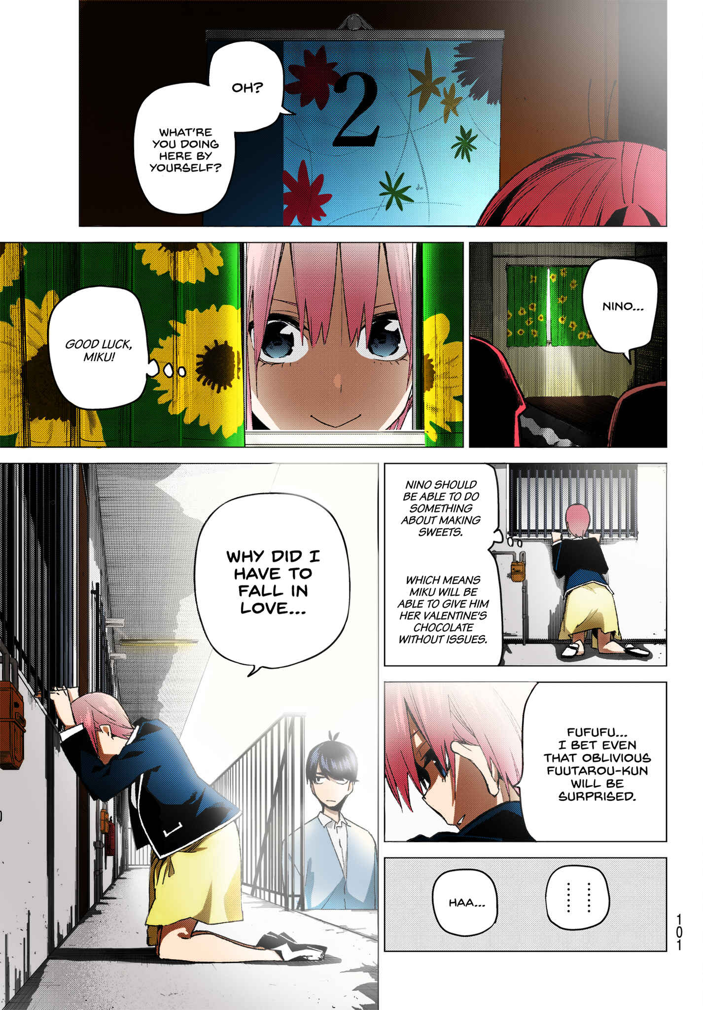 Page 3 Chapter 58 5Toubun no Hanayome (Fan Colored)