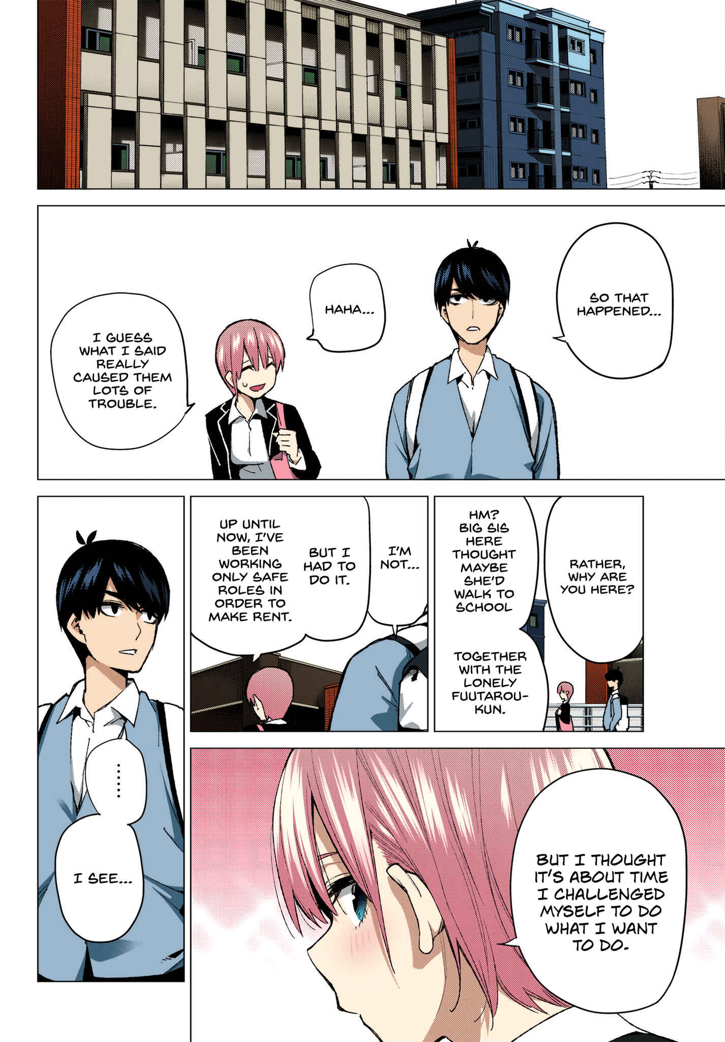 Page 14 Chapter 69 5Toubun no Hanayome (Fan Colored)