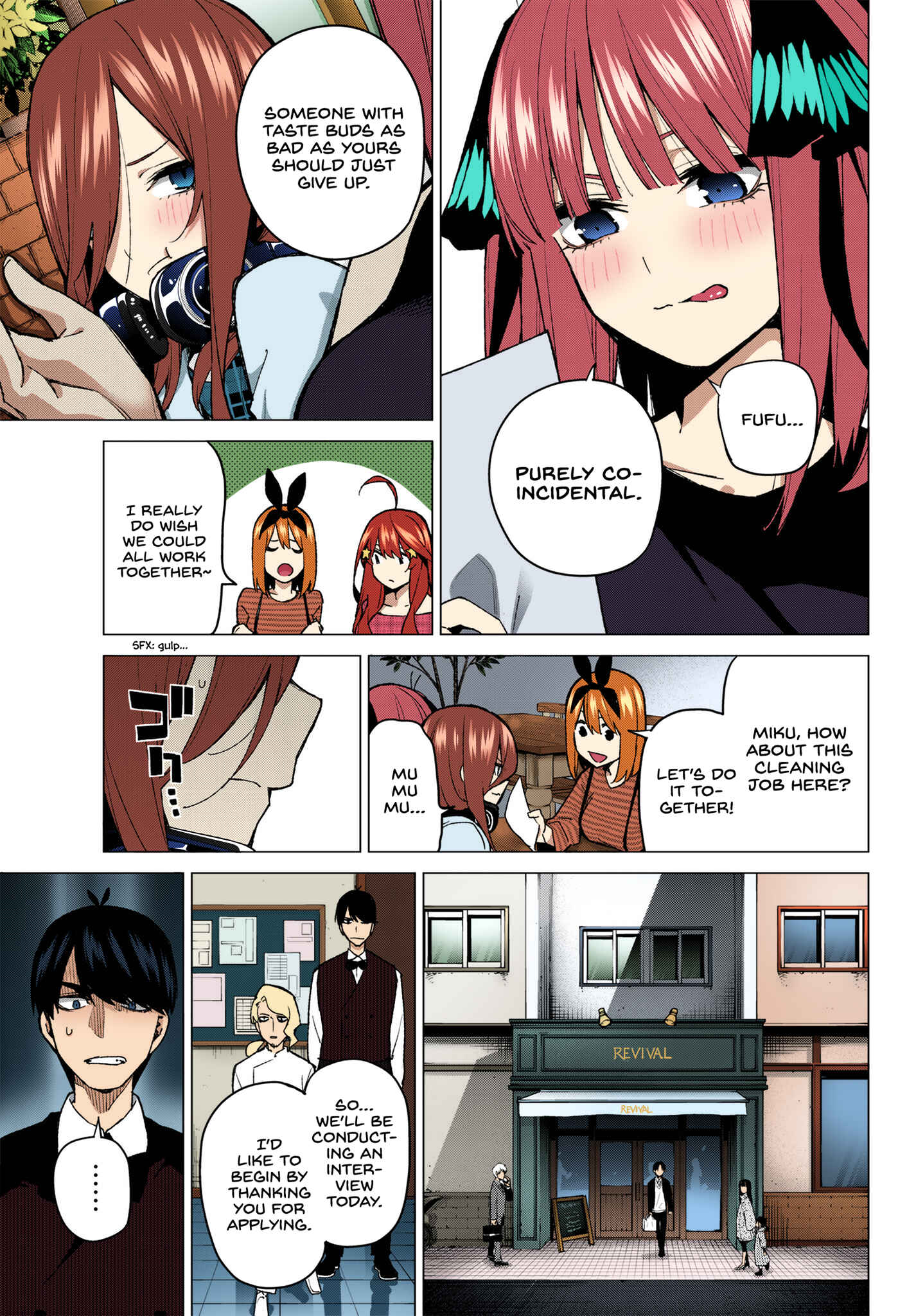 Page 7 Chapter 69 5Toubun no Hanayome (Fan Colored)