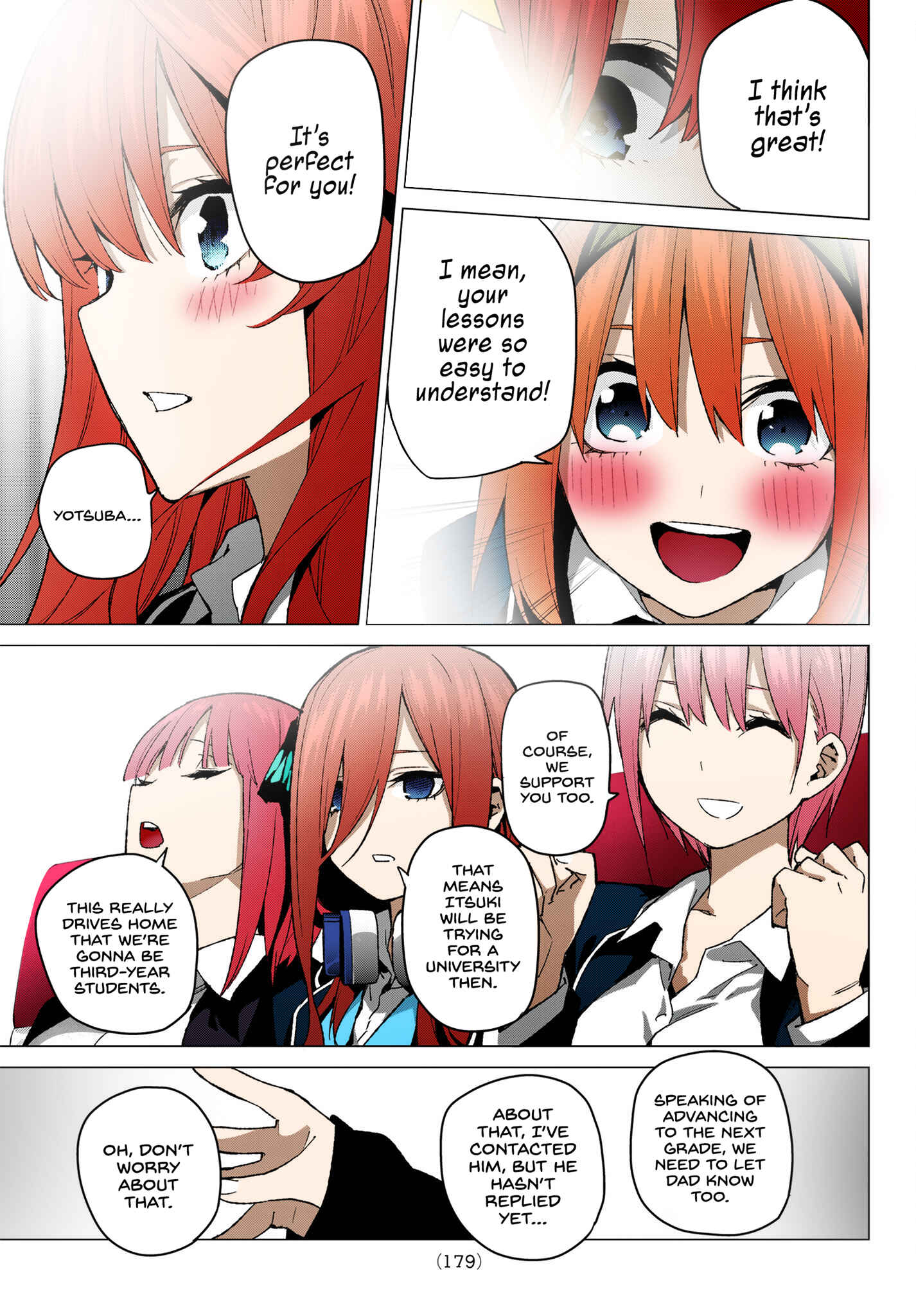 Page 7 Chapter 60 5Toubun no Hanayome (Fan Colored)