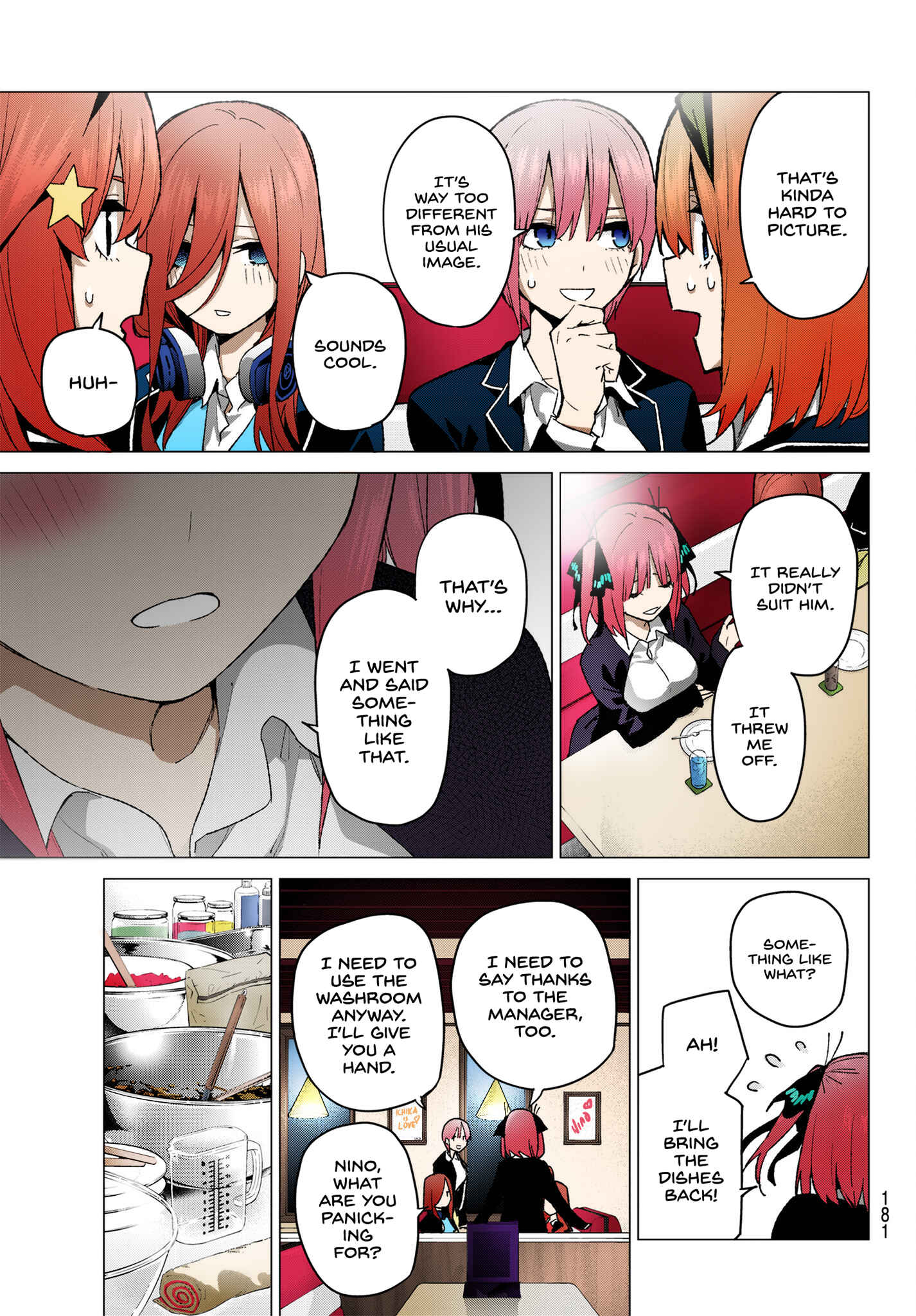 Page 9 Chapter 60 5Toubun no Hanayome (Fan Colored)