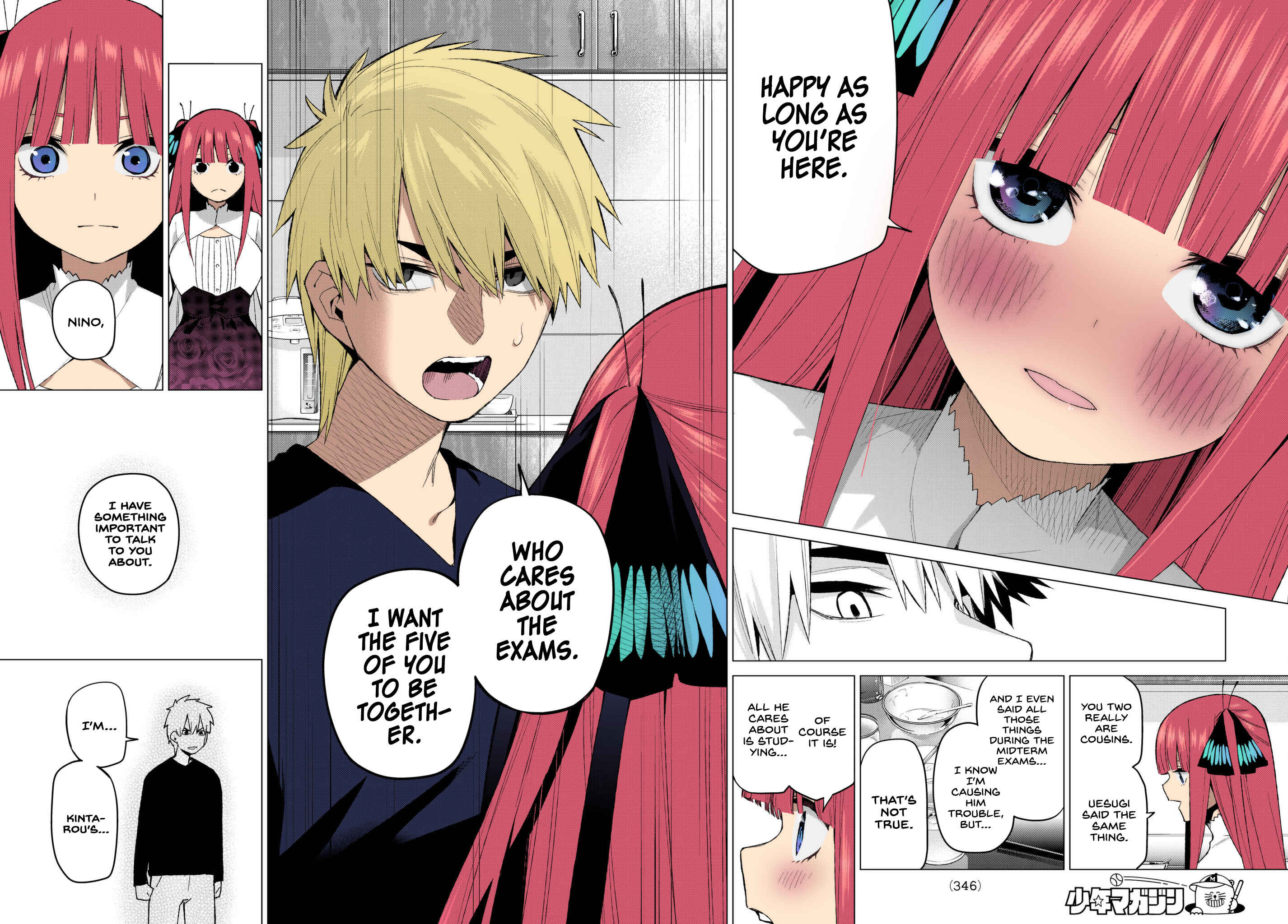 Page 10 Chapter 44 5Toubun no Hanayome (Fan Colored)