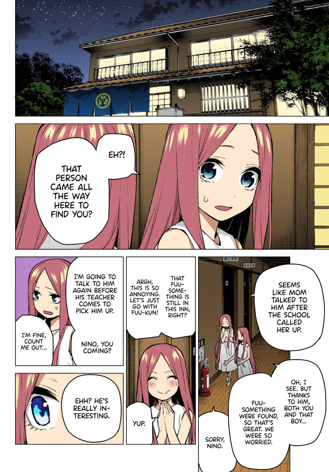 Page 11 Chapter 88 5Toubun no Hanayome (Fan Colored)