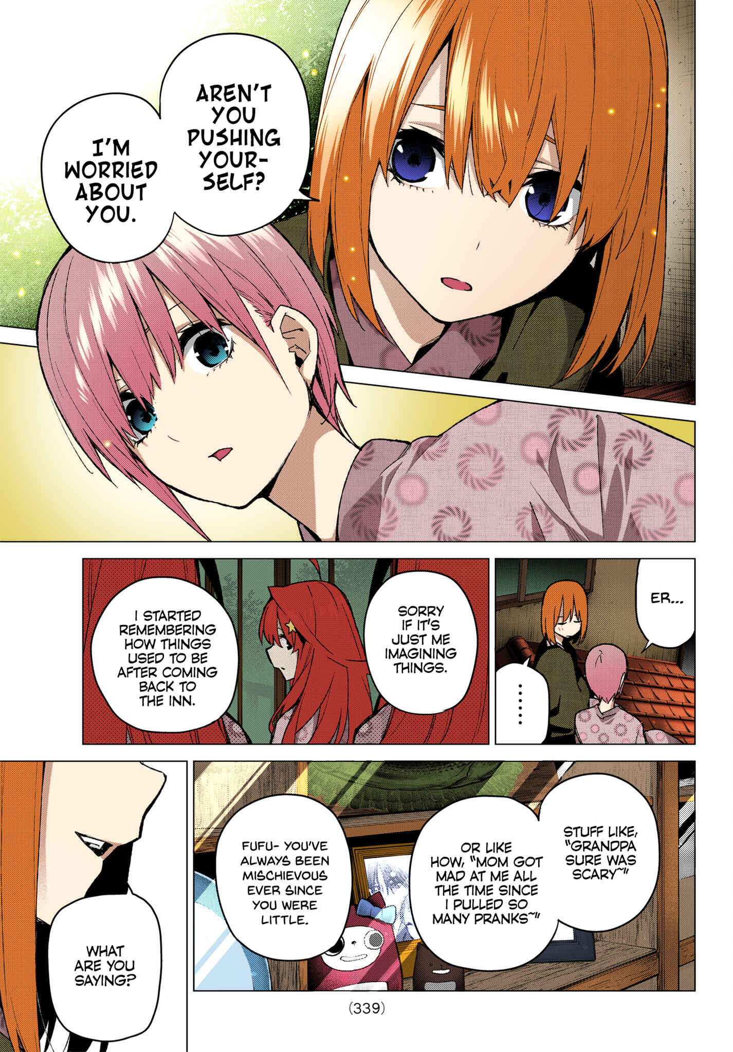 Page 7 Chapter 66 5Toubun no Hanayome (Fan Colored)