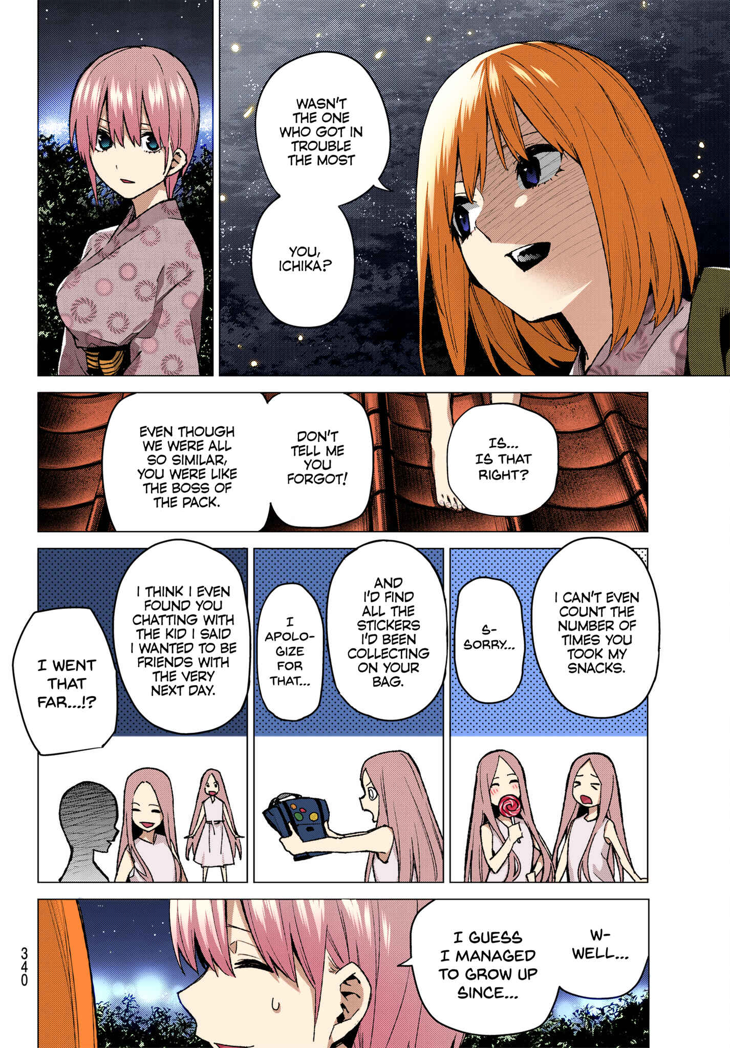 Page 8 Chapter 66 5Toubun no Hanayome (Fan Colored)