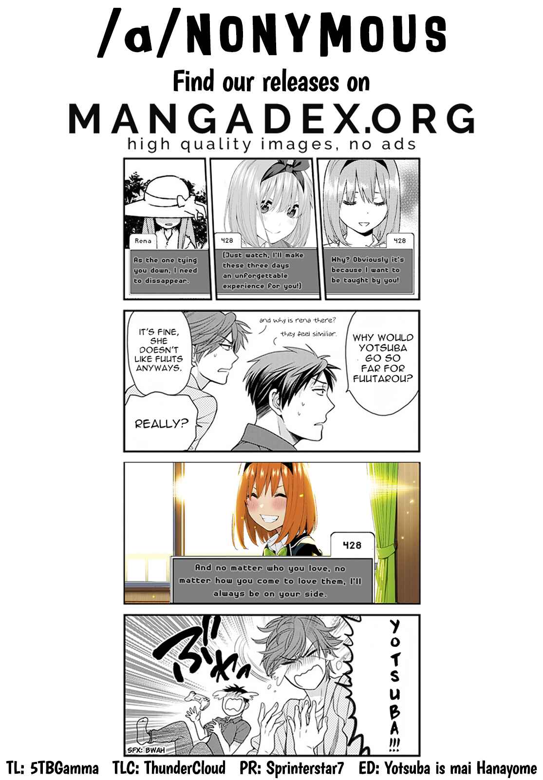 Page 19 Chapter 86 5Toubun no Hanayome (Fan Colored)