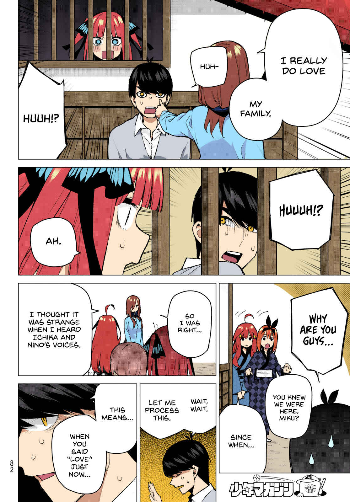 Page 2 Chapter 86 5Toubun no Hanayome (Fan Colored)