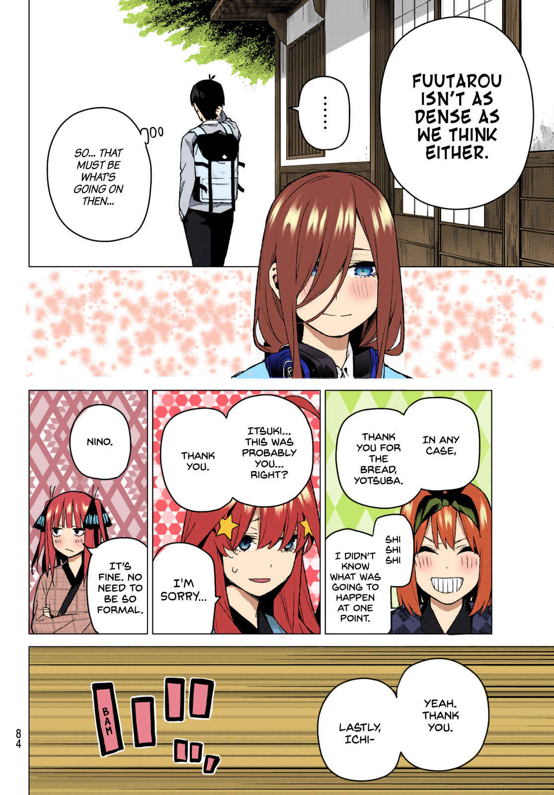 Page 4 Chapter 86 5Toubun no Hanayome (Fan Colored)