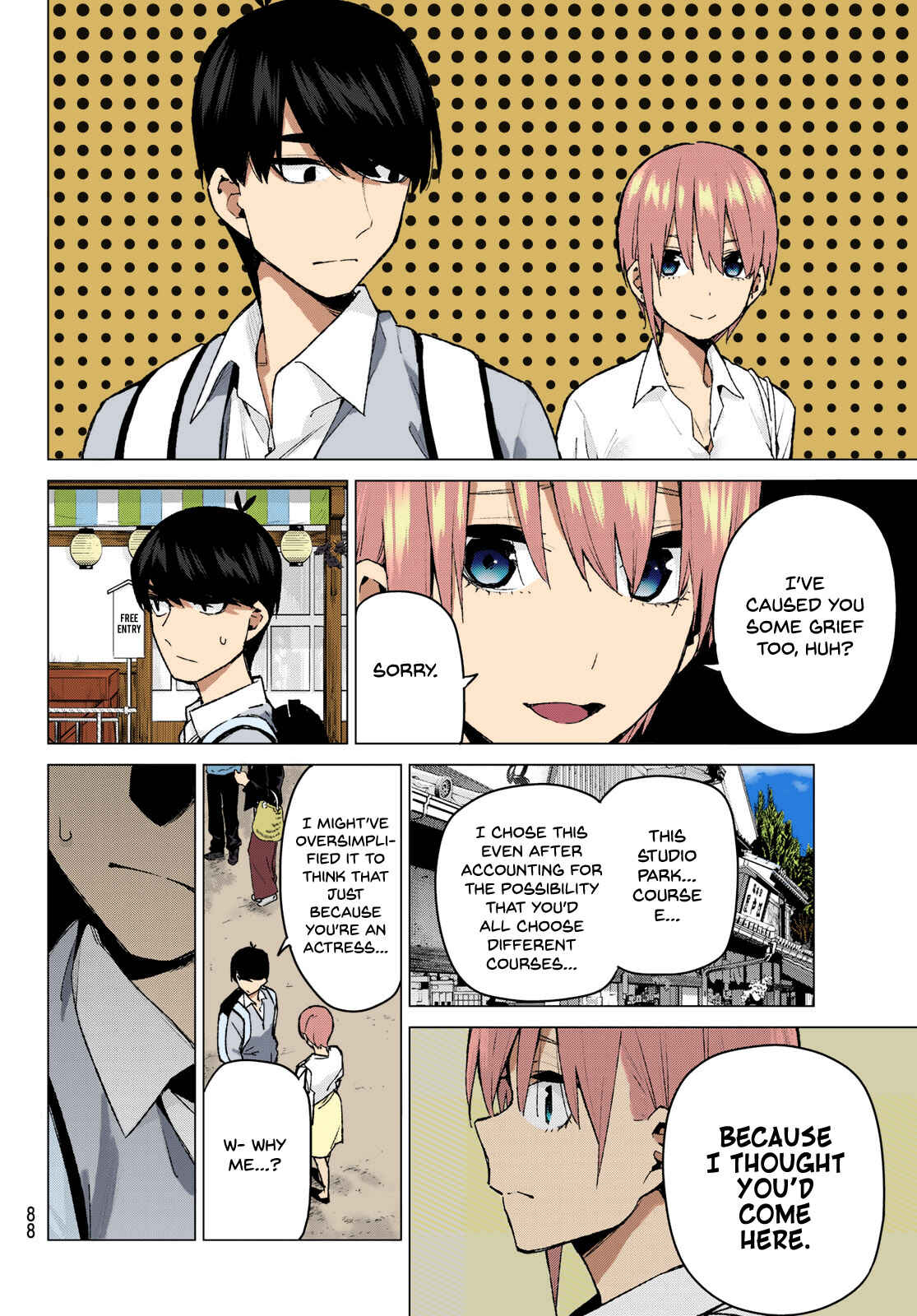 Page 8 Chapter 86 5Toubun no Hanayome (Fan Colored)