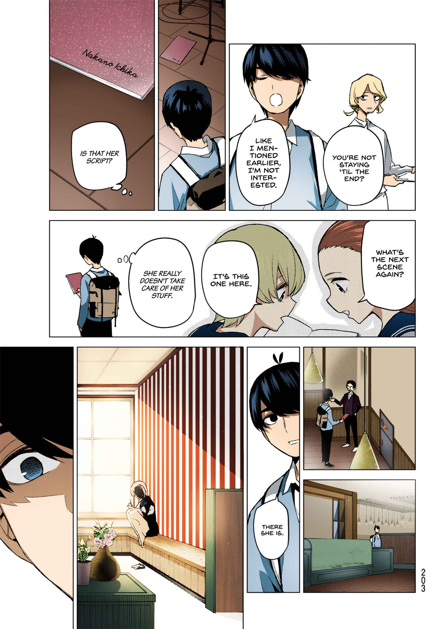 Page 13 Chapter 53 5Toubun no Hanayome (Fan Colored)