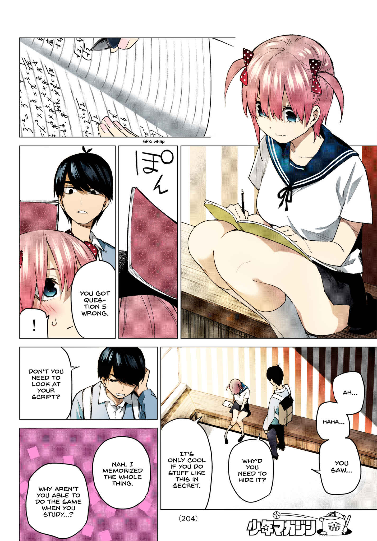 Page 14 Chapter 53 5Toubun no Hanayome (Fan Colored)