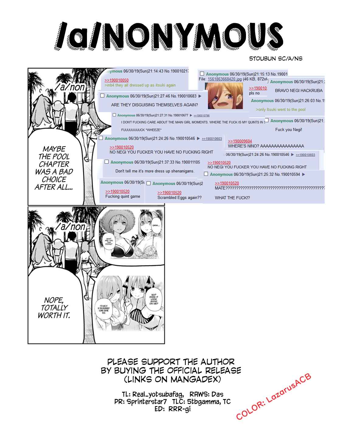 Page 21 Chapter 92 5Toubun no Hanayome (Fan Colored)