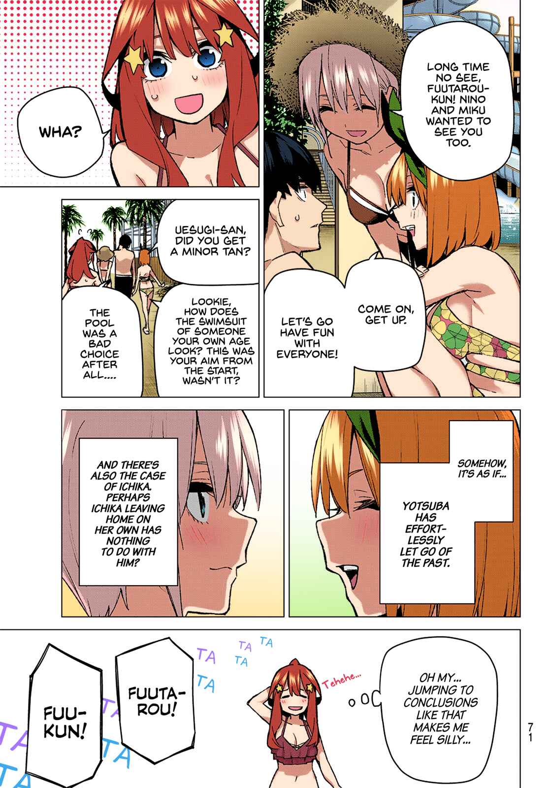Page 7 Chapter 92 5Toubun no Hanayome (Fan Colored)