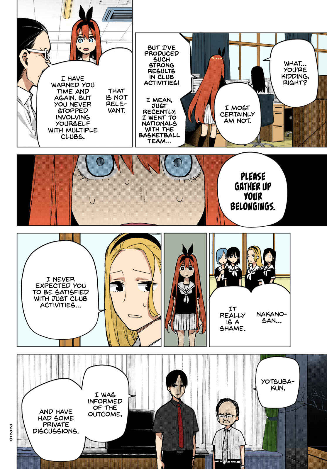 Page 12 Chapter 89 5Toubun no Hanayome (Fan Colored)